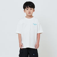 Boy Embroidery Oversized Tee - Off White - SB2604042A