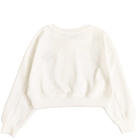 Girl Cropped Long Sleeve Top - Off White - SG2307054A