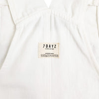 Girl Denim Dungree Dress - Off White - SG2307110A