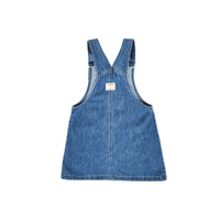 Girl Denim Dungree Dress - Blue - SG2307110B