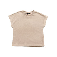 Girl Waffle Top - Khaki - SG2309067B