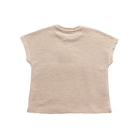 Girl Waffle Top - Khaki - SG2309067B