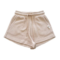 Girl Waffle Shorts - Khaki - SG2309068B