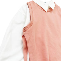 Girl 2 in 1 Pique Dress - Pink - SG2312113A