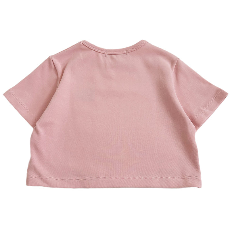 Girl Embroidered Cropped Top - SG2401001