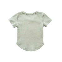 Girl Curved Hem Cropped Top - SG2401003