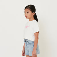 Girl Graphic Cropped Top - SG2409095