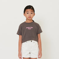 Girl Graphic Cropped Top - SG2409095