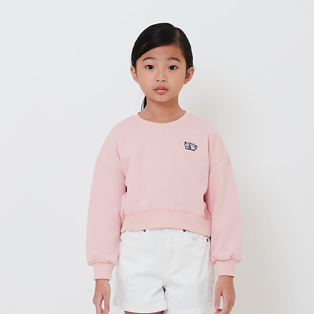 Girl Long Sleeve Cropped Top - SG2410104