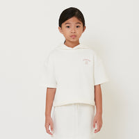 Girl Embroidery Boxy Hoodie - SG2412135