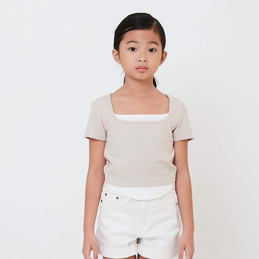 Girl 2 in 1 Cropped Top - SG2501002