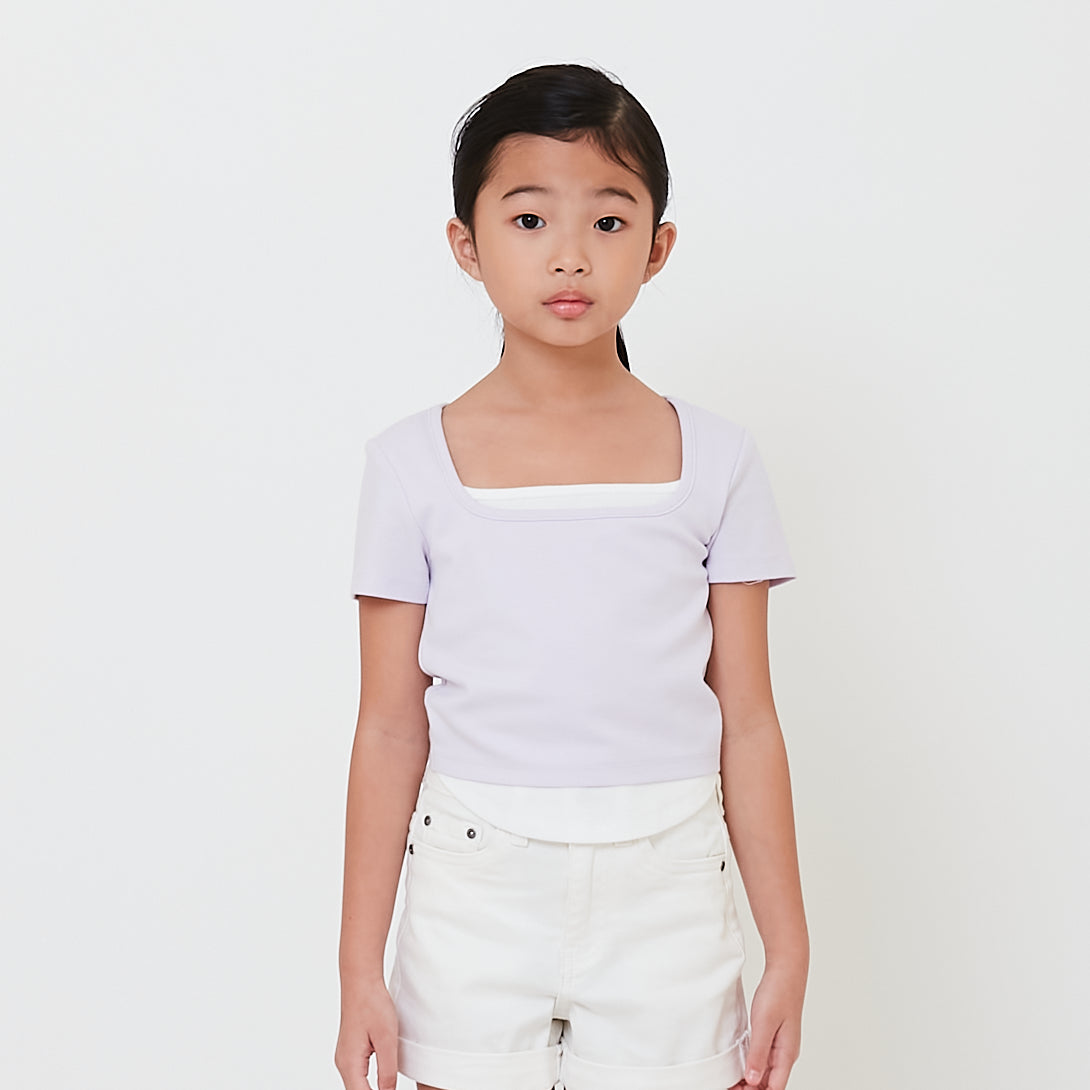 Girl 2 in 1 Cropped Top - SG2501002