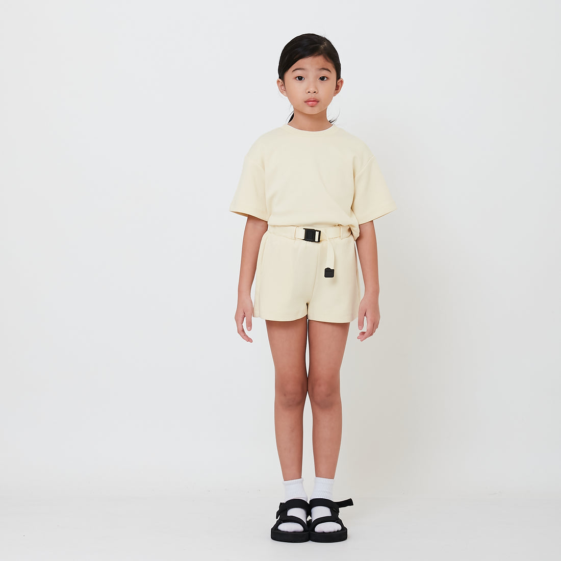 Girl Elastic Waist Shorts - SG2501004