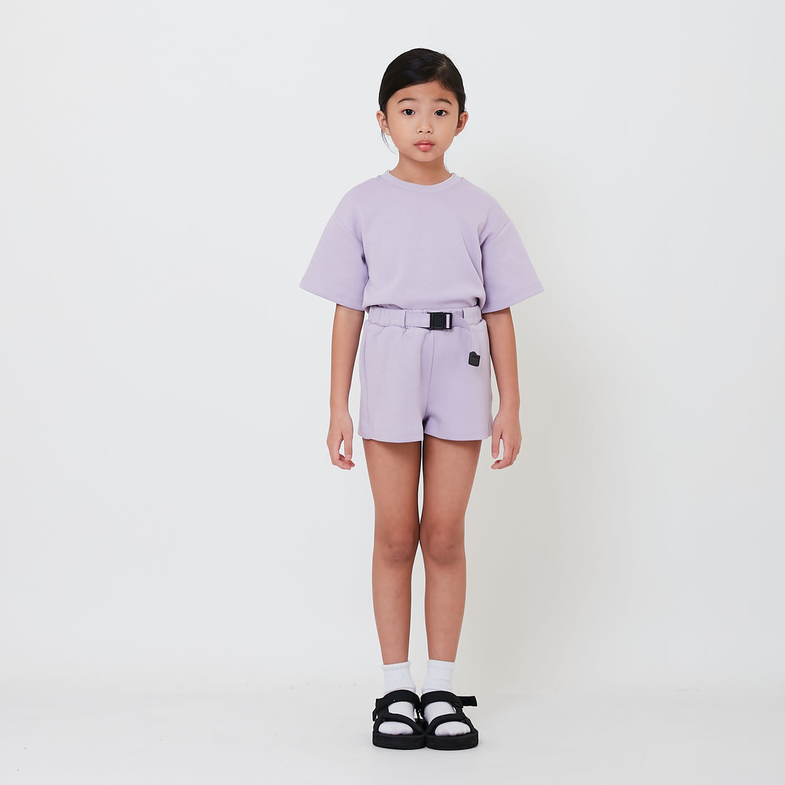 Girl Elastic Waist Shorts - SG2501004