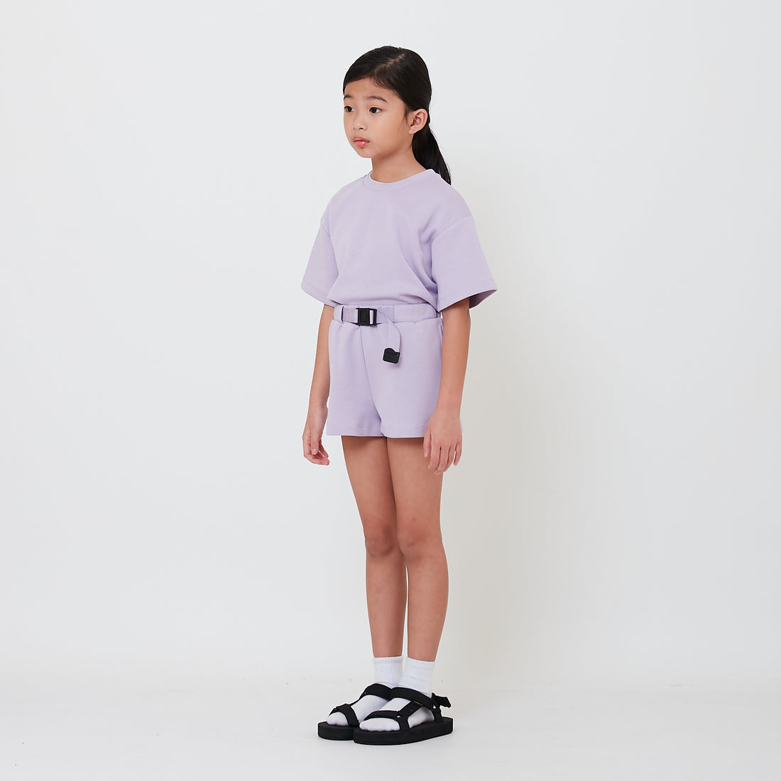 Girl Elastic Waist Shorts - SG2501004