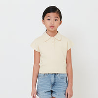 Girl Sleeveless Knit Top - SG2501006
