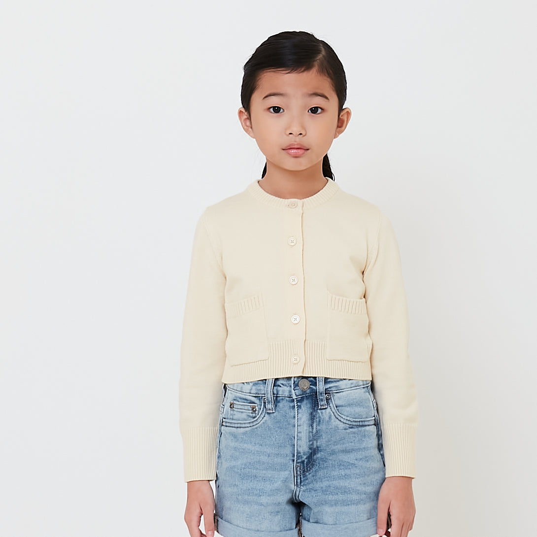 Girl Cropped Cardigan - SG2501007