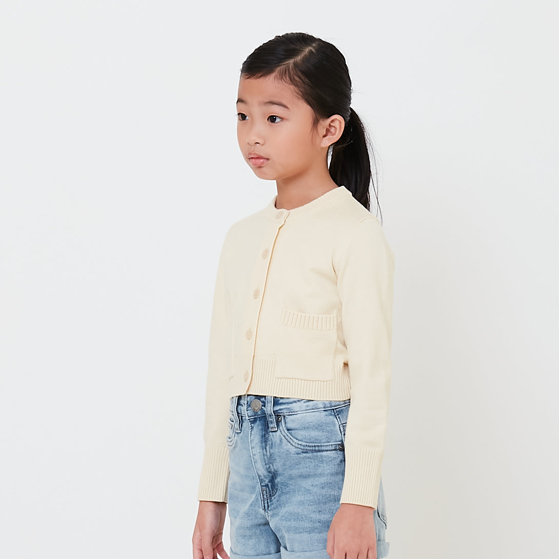 Girl Cropped Cardigan - SG2501007
