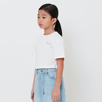 Girl Embroidery Boxy Top - SG2503033