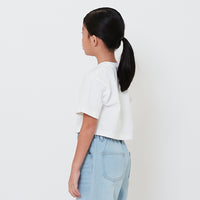 Girl Embroidery Boxy Top - SG2503033