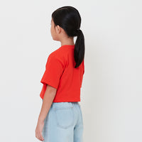 Girl Embroidery Boxy Top - SG2503033