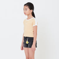 Girl Contrast Cropped Top - SG2504042