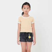 Girl Contrast Cropped Top - SG2504042