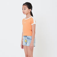 Girl Contrast Cropped Top - SG2504042