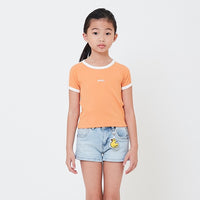 Girl Contrast Cropped Top - SG2504042