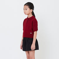Girl Polo Knit Top - SG2506056