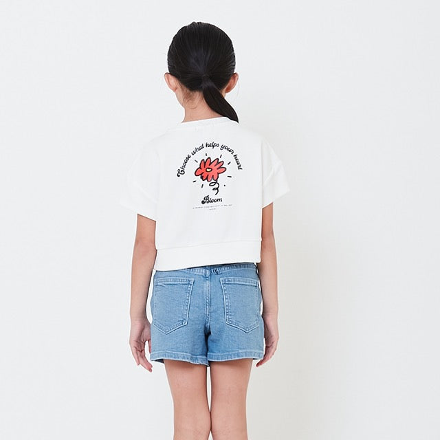 Girl Graphic Cropped Top - SG2506057