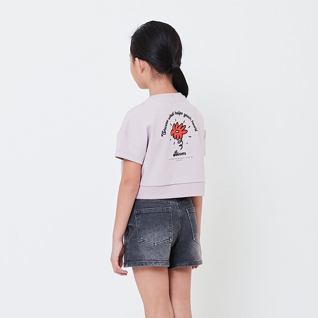 Girl Graphic Cropped Top - SG2506057