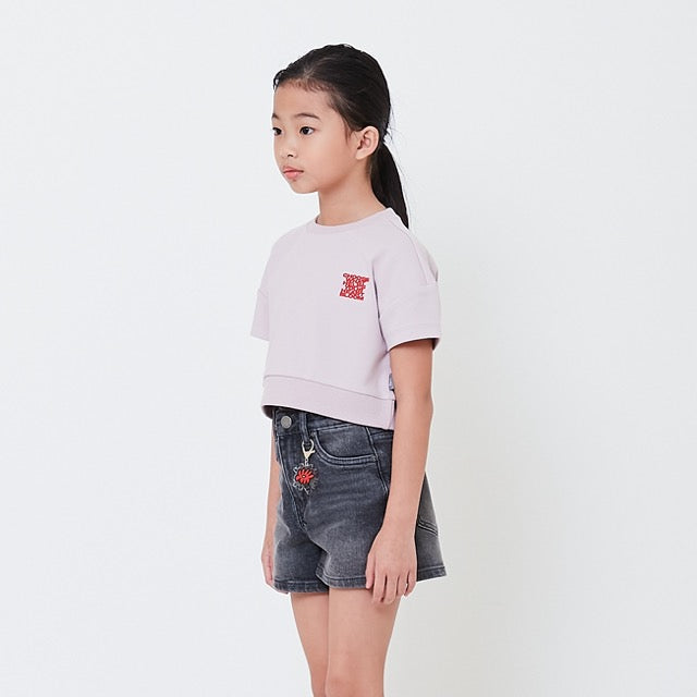 Girl Graphic Cropped Top - SG2506057