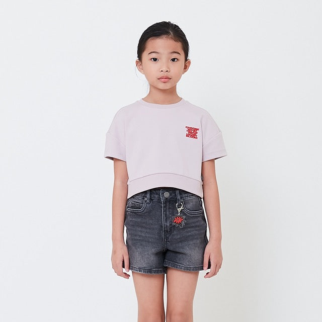 Girl Graphic Cropped Top - SG2506057