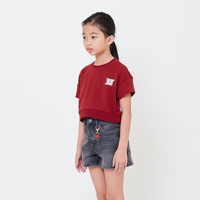 Girl Graphic Cropped Top - SG2506057