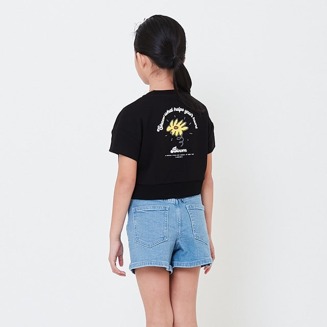 Girl Graphic Cropped Top - SG2506057