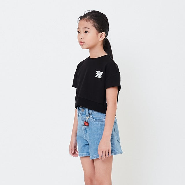 Girl Graphic Cropped Top - SG2506057