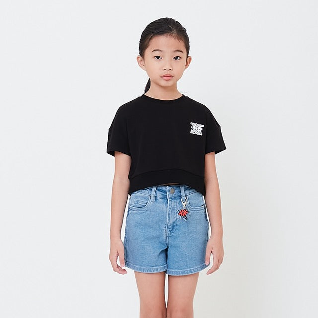 Girl Graphic Cropped Top - SG2506057