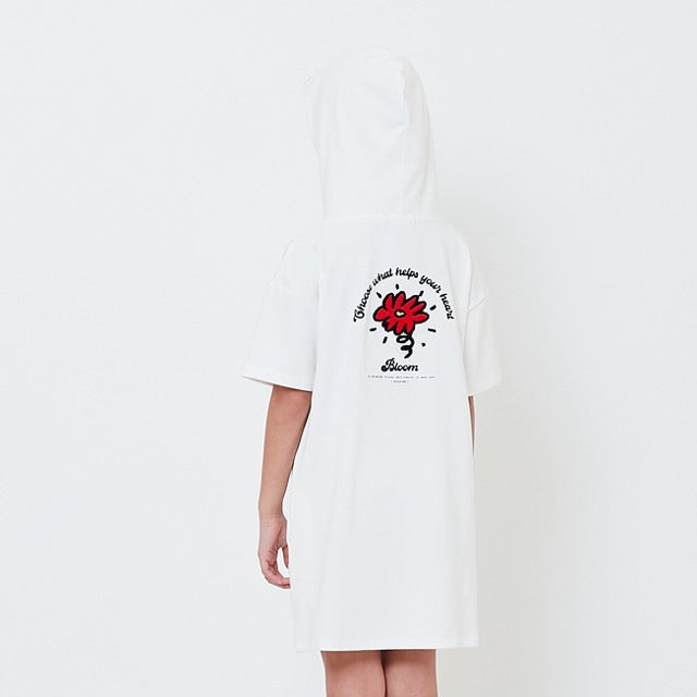Girl Embroidery Hoodie Dress - SG2506060