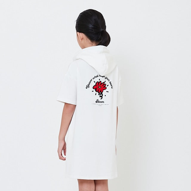 Girl Embroidery Hoodie Dress - SG2506060