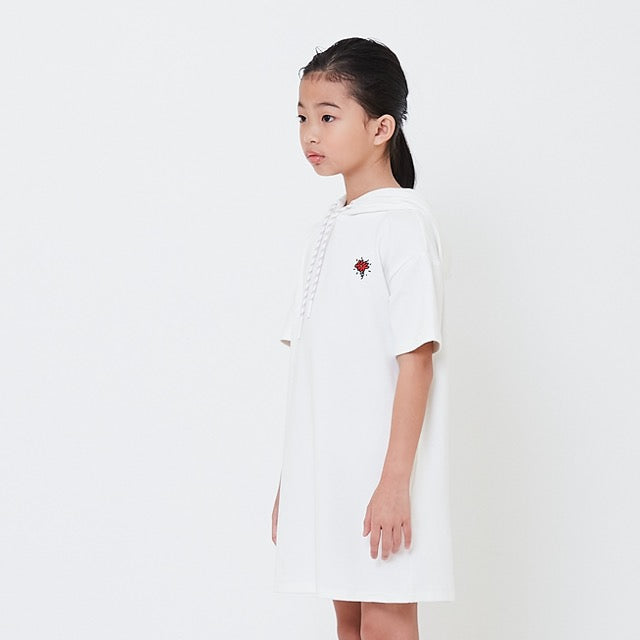 Girl Embroidery Hoodie Dress - SG2506060