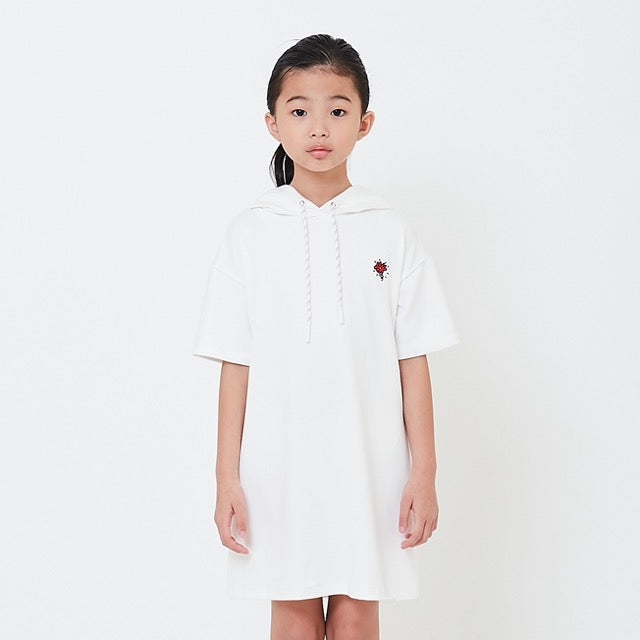 Girl Embroidery Hoodie Dress - SG2506060