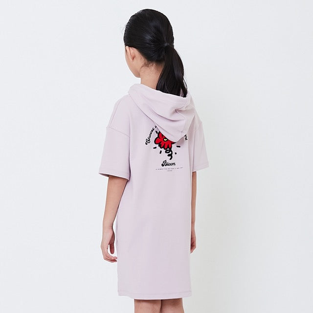 Girl Embroidery Hoodie Dress - SG2506060