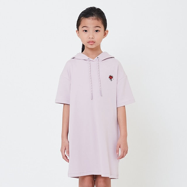 Girl Embroidery Hoodie Dress - SG2506060