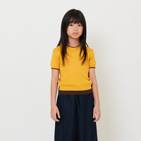 Girl Contrast Knit Top - SG2508066