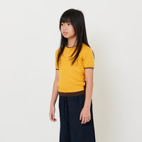 Girl Contrast Knit Top - SG2508066