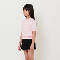 Girl Polo Collar Knit Top - SG2510085