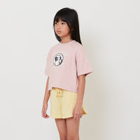 Girl Embroidery Cropped Top - SG2511092