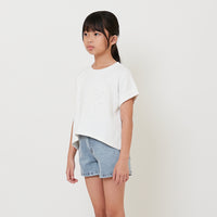 Girl Embroidery Cropped Top - SG2512109