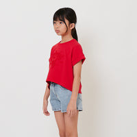 Girl Embroidery Cropped Top - SG2512109